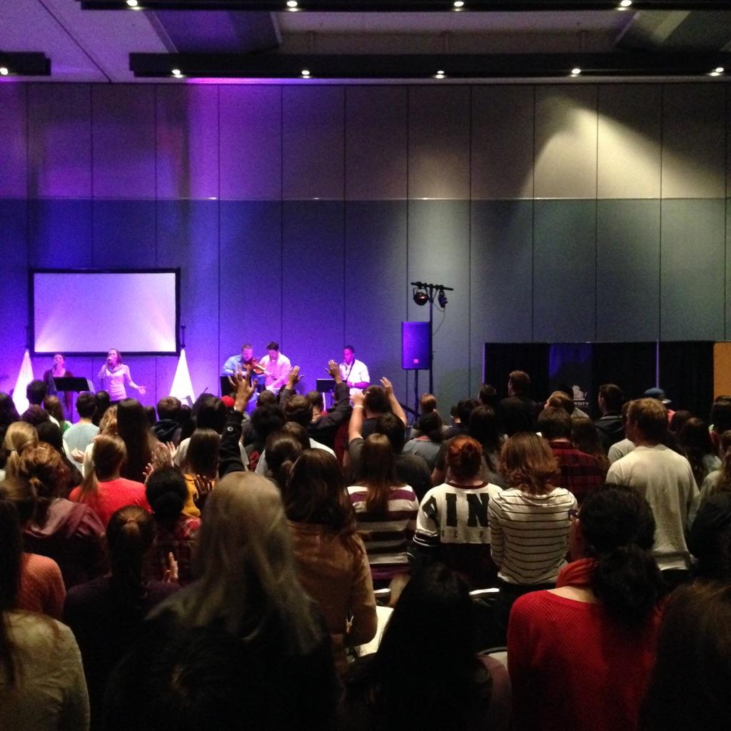 EVA_IVCF's tweet photo. All the world will praise Your Great Name. #EVAcon14 http://t.co/uee7F4UqR4