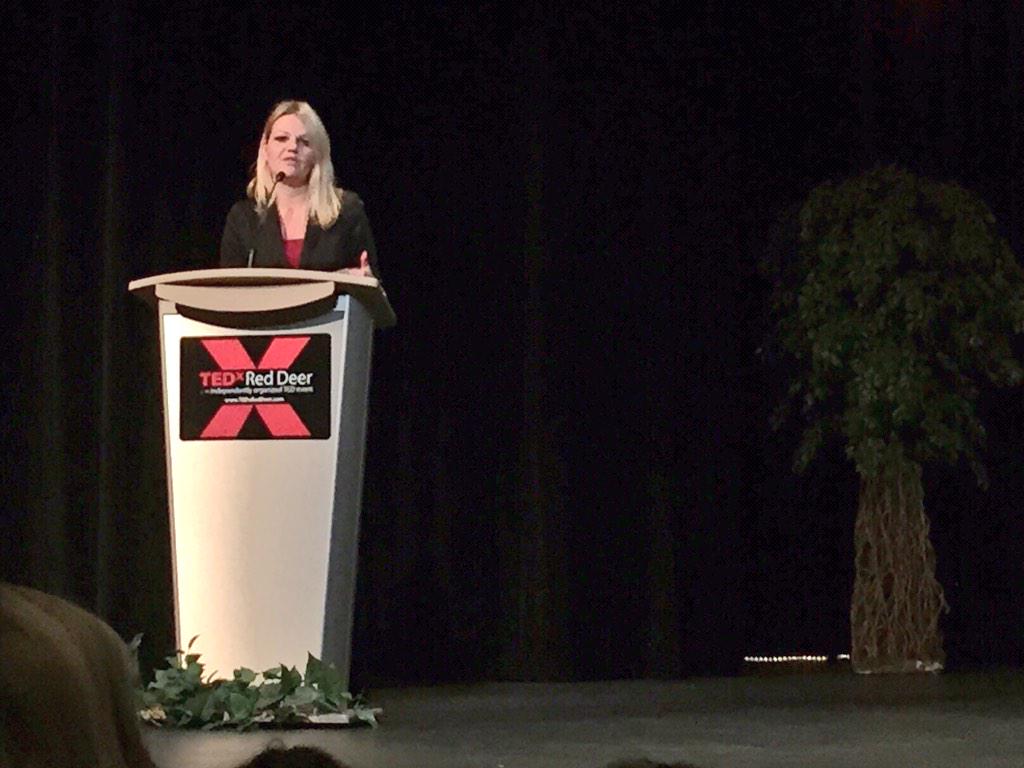 <a href="/CityofRedDeer/">City of Red Deer (Parody)</a> Mayor <a href="/TaraVeer/">Tara Veer</a> takes the stage <a href="/TEDxRedDeer/">TEDxRedDeer</a> #PushingBoundaries