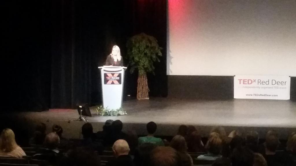 TEDxRedDeer's tweet photo. @TaraVeer #politics #mayor we are privileged to have her speak @tedxreddeer #pushingboundaries http://t.co/ZYqHAPXQyQ