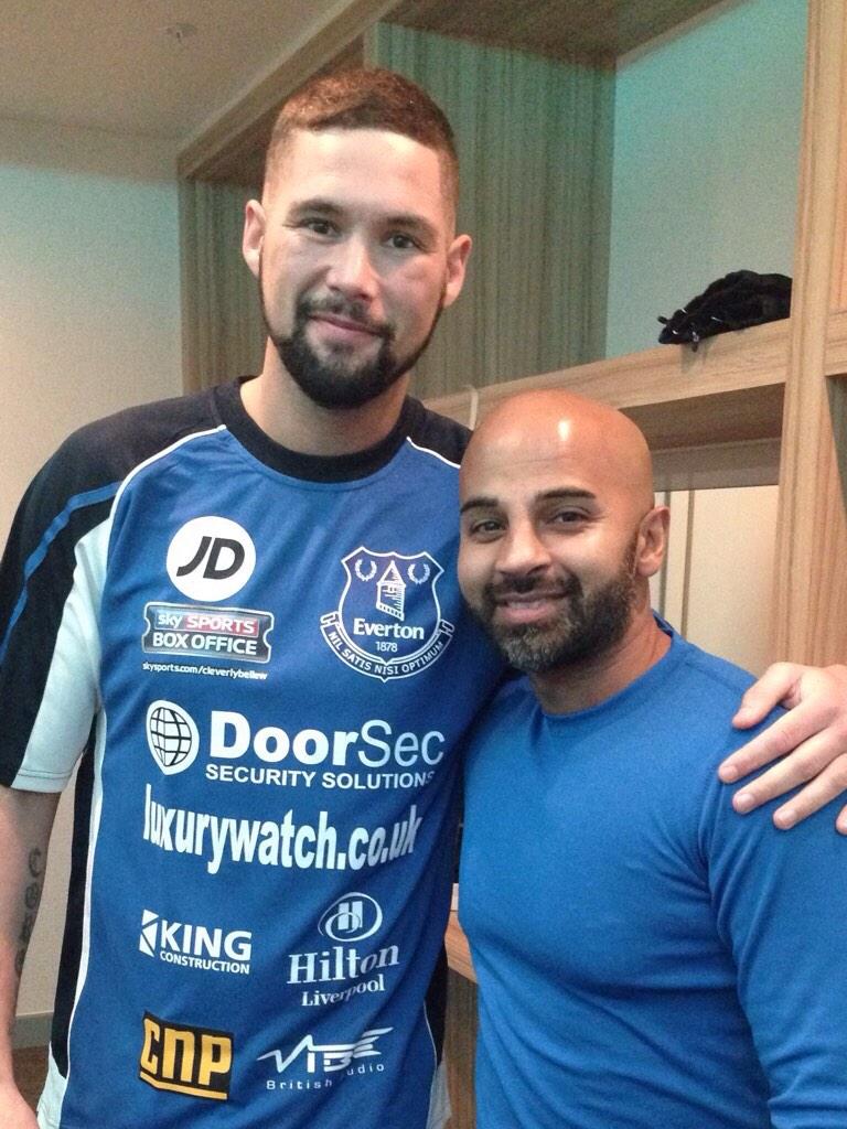 SkySportsBoxing's tweet photo. Intellectual bombing is what a relaxed @TonyBellew says you will see tonight when he faces Nathan Cleverly! http://t.co/rHEVCG4XqM