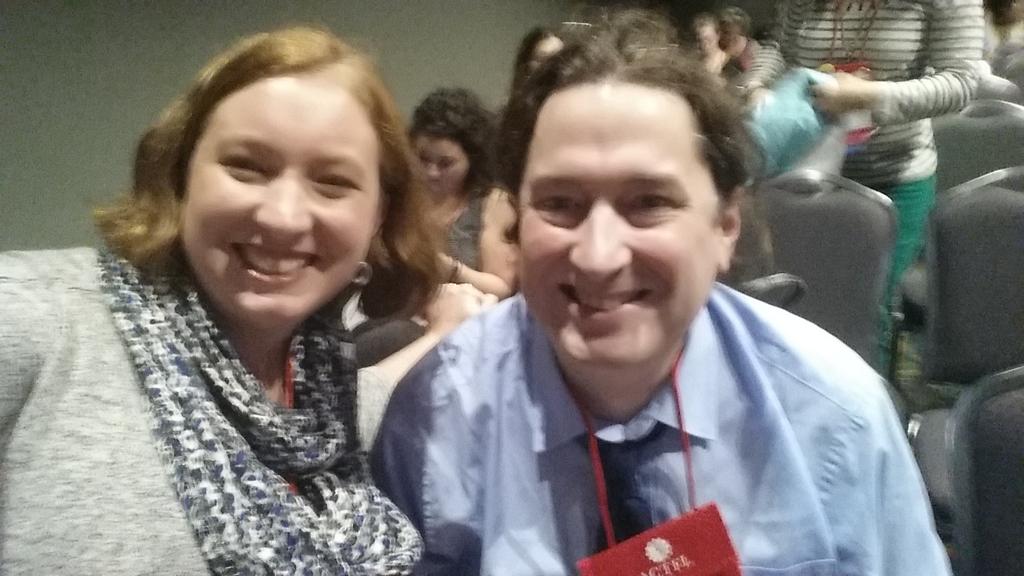 SraSpanglish's tweet photo. My #actfl13 buddy @joedale ! Go see him at 5! #actfl14 http://t.co/GfExsomiSK