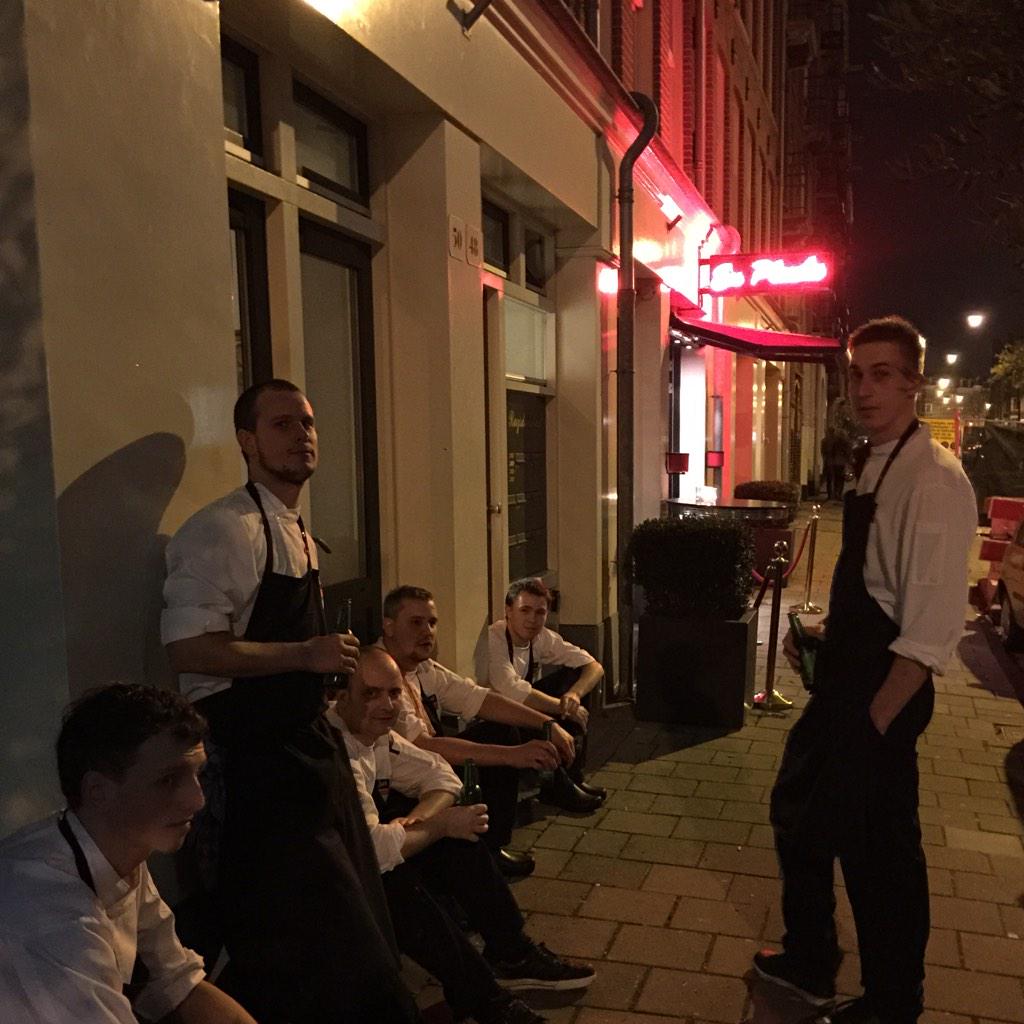 Onze #jongens 120 couvert! A la Carte terecht biertje! #trots #passie #koks #waanzinnig vak!