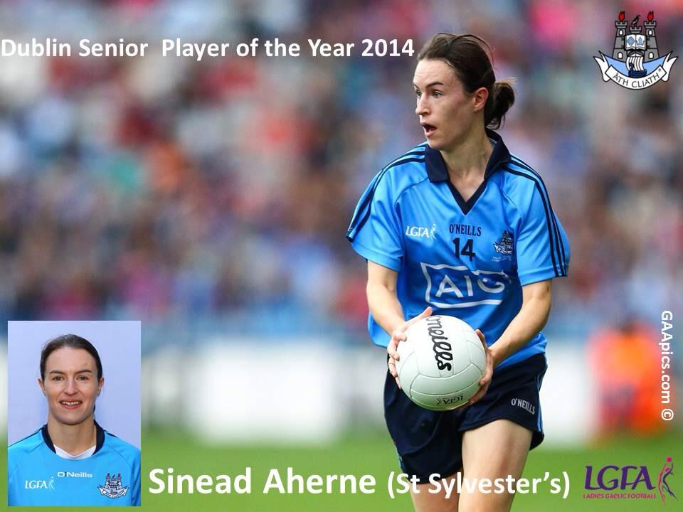 dublinladiesg's tweet photo. Congrats to Sinead Aherne Dublin Senior Player of the Year @StSylvestersGaa @LadiesFootball #DLGFA http://t.co/ilXtTJVjJK