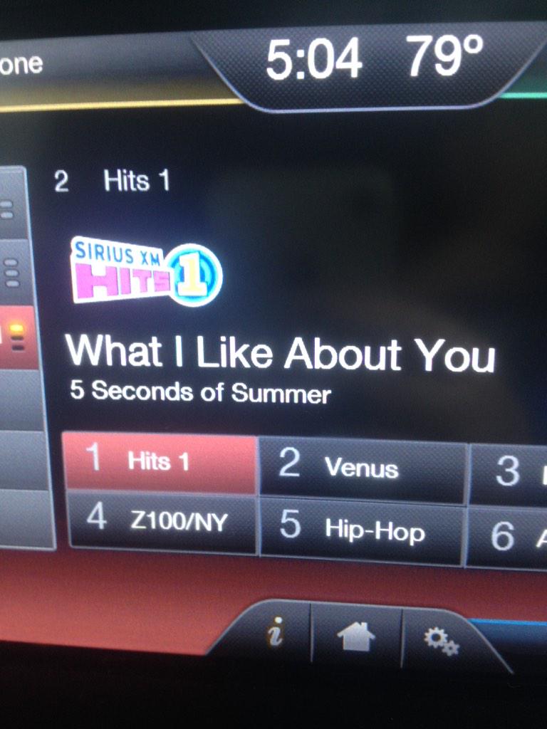cassiesthetic's tweet image. That's what I like about SIRIUS XM HIT 1! @5SOS #greatcover