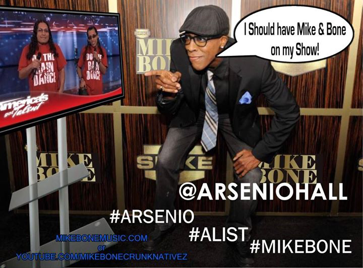 FireOfFairSign's tweet photo. @ArsenioHall #DoTheRainDance #Alist @mikebonemusic #AmericasGotTalent #OKCTalent #NativeRappers worth knowing http://t.co/lQTIVgkUYY