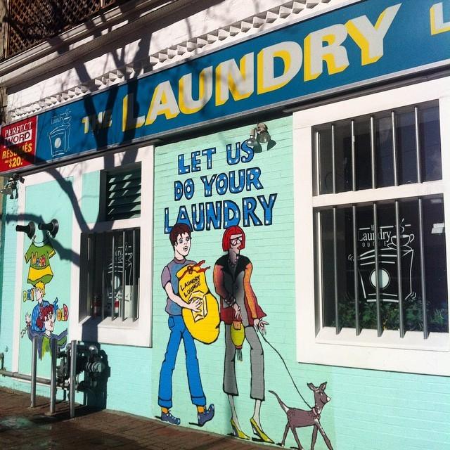 AIMERmarketing's tweet photo. #Art-lovers @TheLaundryLounge: "Let Us Do Your Laundry" #NoFilter #shade #Saturday #people #kids #dog #colourful ... http://t.co/bqCZZGJ4jE