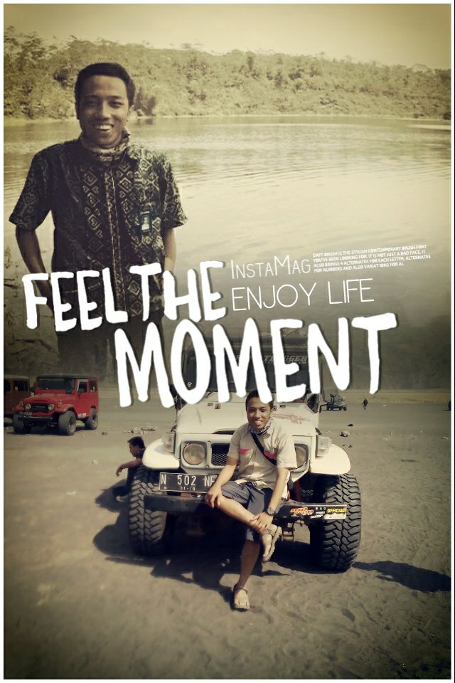 Dalam sehari mengunjungi 2 tempat wisata itu capek... =D #DanauSagaran  #GunungBromo