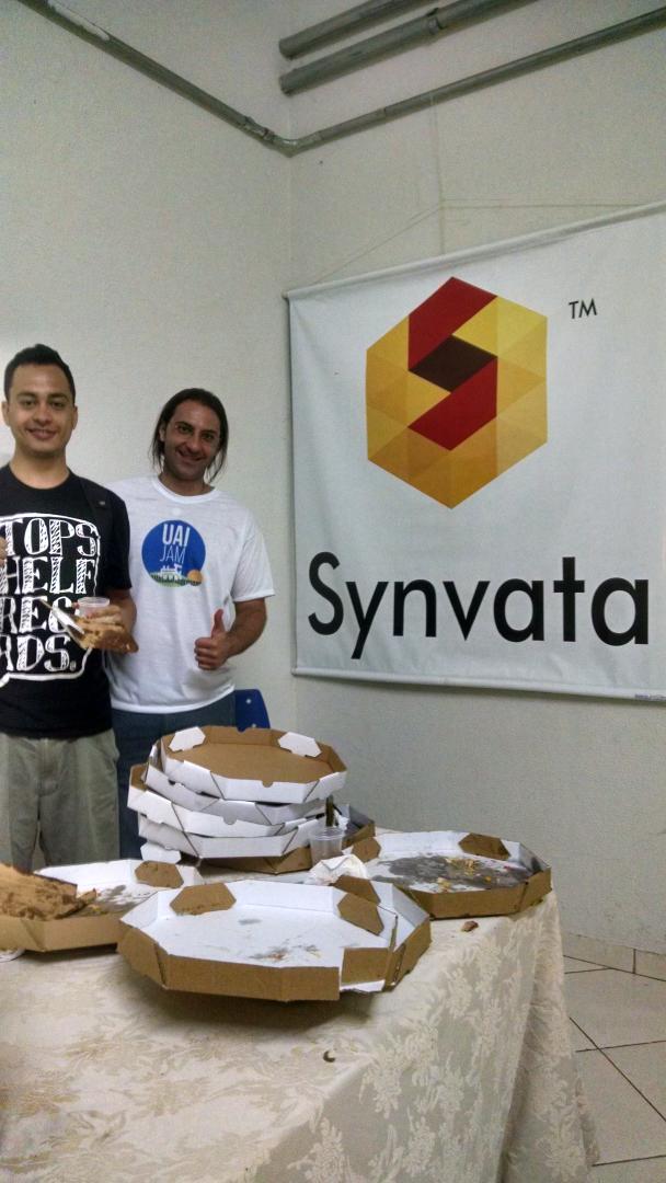 pizza time - special offer - sponsored by synvata brazil and our partner John. #GSusJam #UaiJam