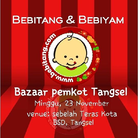 bebitang's tweet image. Yuk Mama ditunggu di bazaar pemkot Tangsel sebelah teras kota BSD @info_tng @infobintaro @forumBSDcity