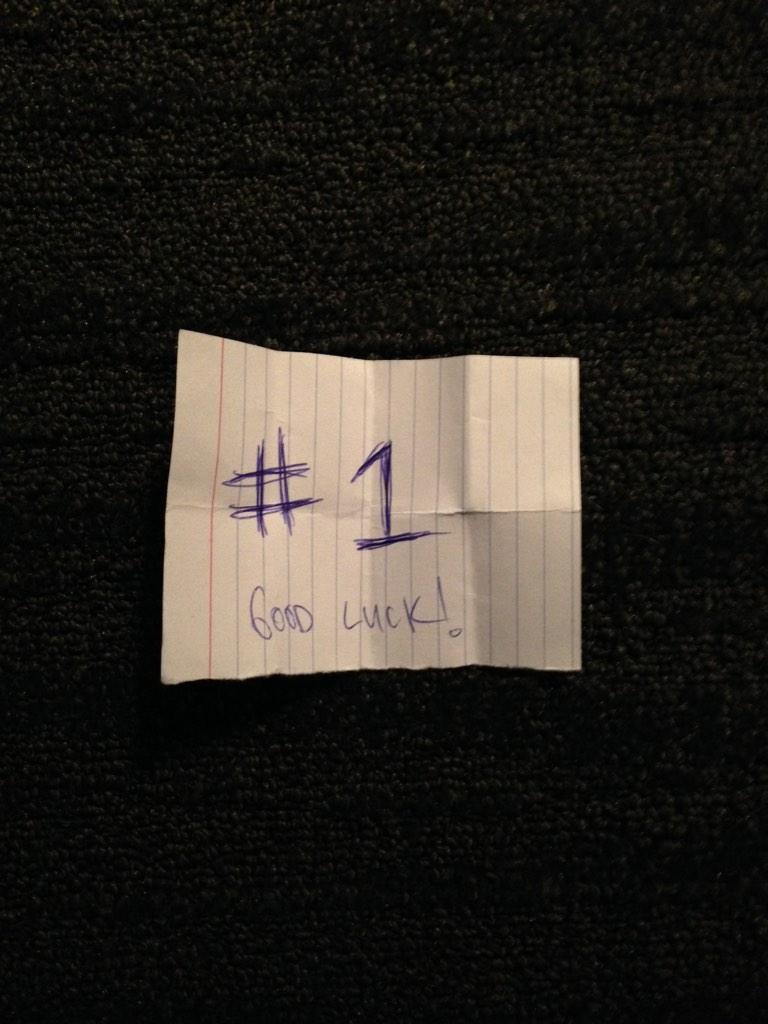 Sheptender's tweet photo. Got picked first! #foreshadow http://t.co/h4YbVTIe4X