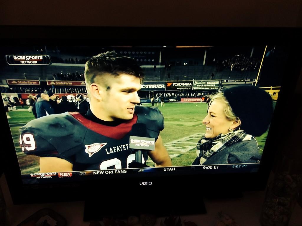 LafayetteWBB's tweet photo. Congrats @LafColFootball #WINNING #150rivalry http://t.co/9rblUfL8ZT