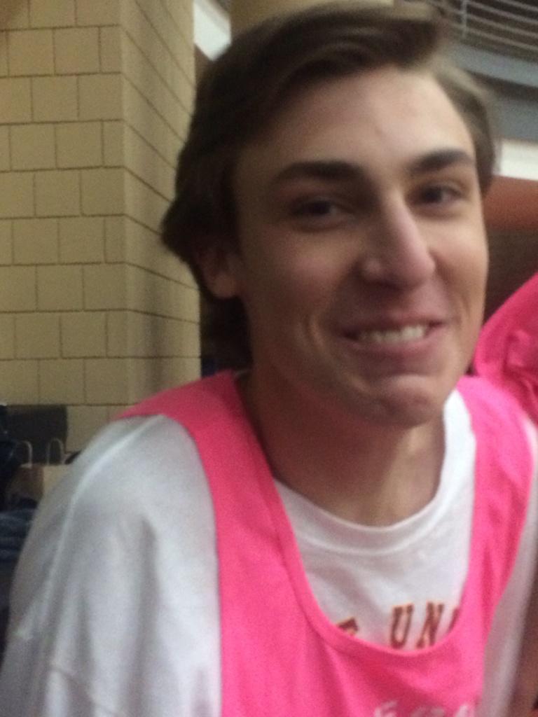 TNL2015's tweet photo. Sleunig is feeling giddy after the first win http://t.co/pqtdtrLWeB