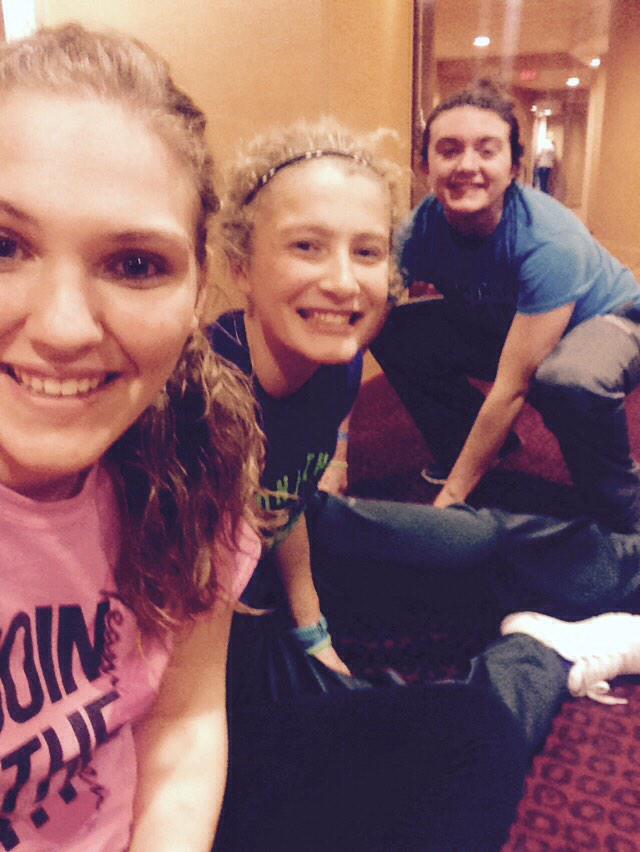 josie_marie99's tweet image. Waiting for the elevators #CollideNE