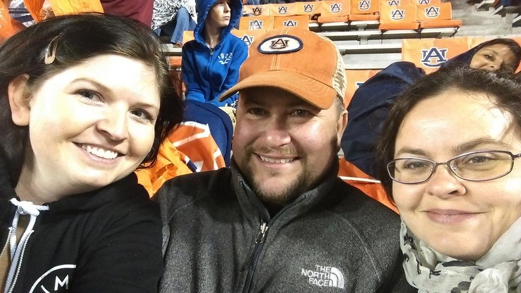 At the game!  #wareagle