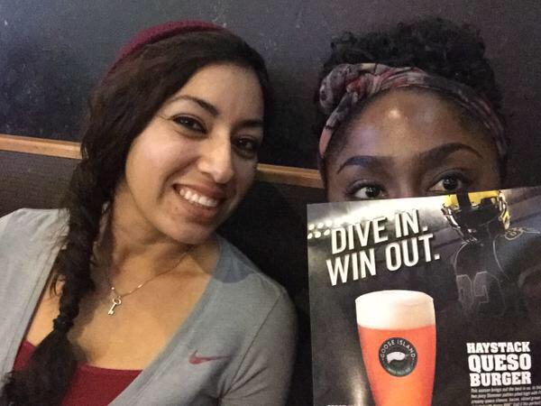 WhatBrandySaid's tweet photo. Me and this chick at BWW!!! Go Trojans!!!!  @GuaranteedWin http://t.co/iJnhF9MNOT http://t.co/00XfSbdaYN