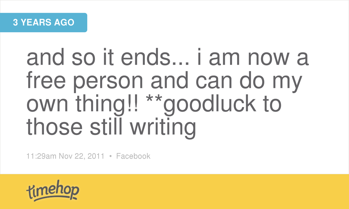 Von_Zee's tweet photo. Friggen hell! Finished Matric 3 years ago already. I feel old 😐😕😦😂 http://t.co/blVdAPn1pB http://t.co/q66LHWhA1o