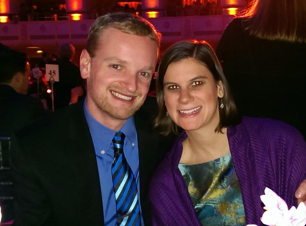 mtirving's tweet photo. Ashley and I at the @MichaelJFoxOrg gala in NYC #mjff #foxgala http://t.co/o3USsL2QVH