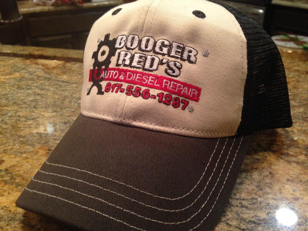boogerfide's tweet photo. The hats are in "come and get cha one #BoogerRedHat http://t.co/vcqR0CGr36