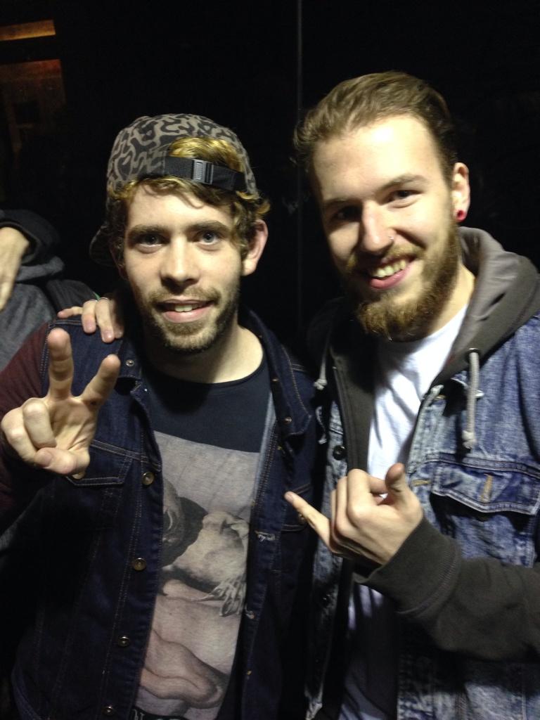 Alex_OpusMusic's tweet photo. @WhereisADTR even though I couldn't get tickets it was soo good to meet you guys and hang out tonight! #whereisadtr http://t.co/CpsrtQJJc0