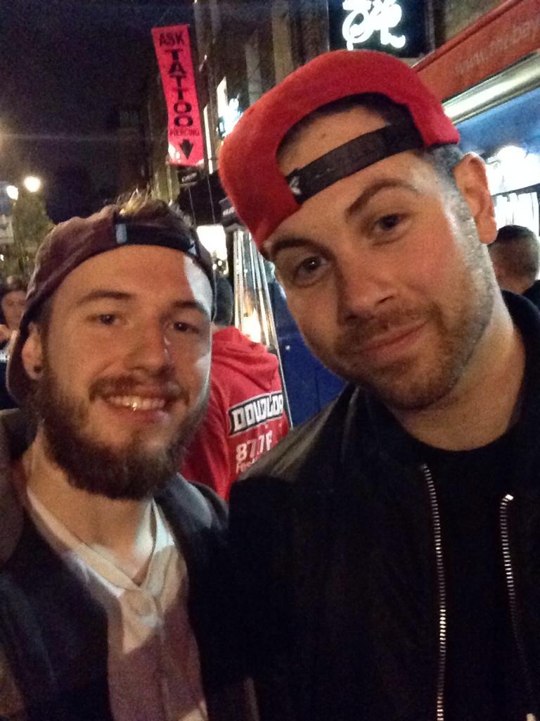 Alex_OpusMusic's tweet photo. @WhereisADTR even though I couldn't get tickets it was soo good to meet you guys and hang out tonight! #whereisadtr http://t.co/CpsrtQJJc0