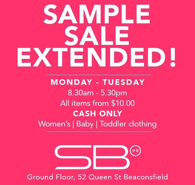 We have extended our sample sale for those who missed out - visit us this Monday or Tuesday for a bargain x