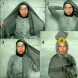 azmiramadhan20's tweet photo. Tutorial Hijab Taun Ayeuna hehe #CSunda http://t.co/Bi89TRjA0r