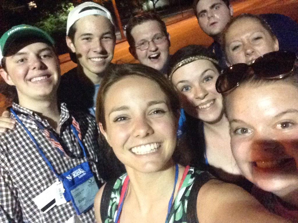 arkansassto15's tweet photo. Shoutout to the random Alma girls at #itf2014 http://t.co/x0ZGckmvAa