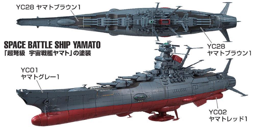 超弩級 宇宙戦艦ヤマト用カラーセット」を出荷致しました！宇宙戦艦