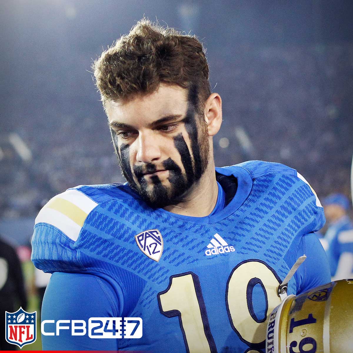 NFL Draft على X: UCLA punter Matt Mengel got creative with eyeblack.  #PuntersArePeopleToo #USCvsUCLA  / X