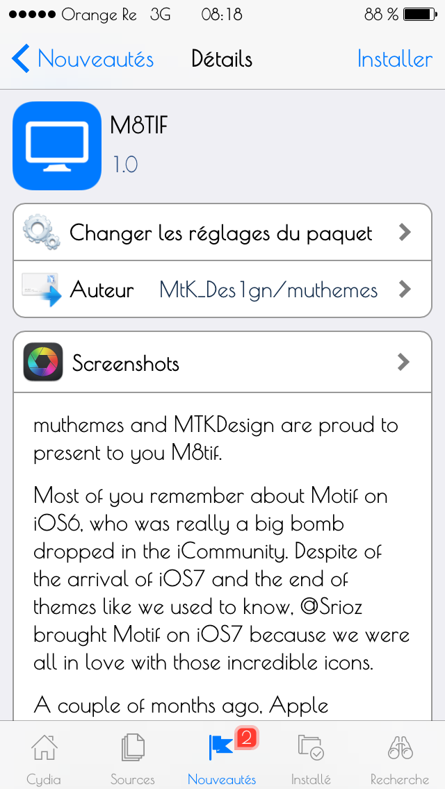 muthemes's tweet photo. #M8TIF is available now on cydia ( @macciti repo) for free ! Go on modders ! http://t.co/NkYNPMREqm