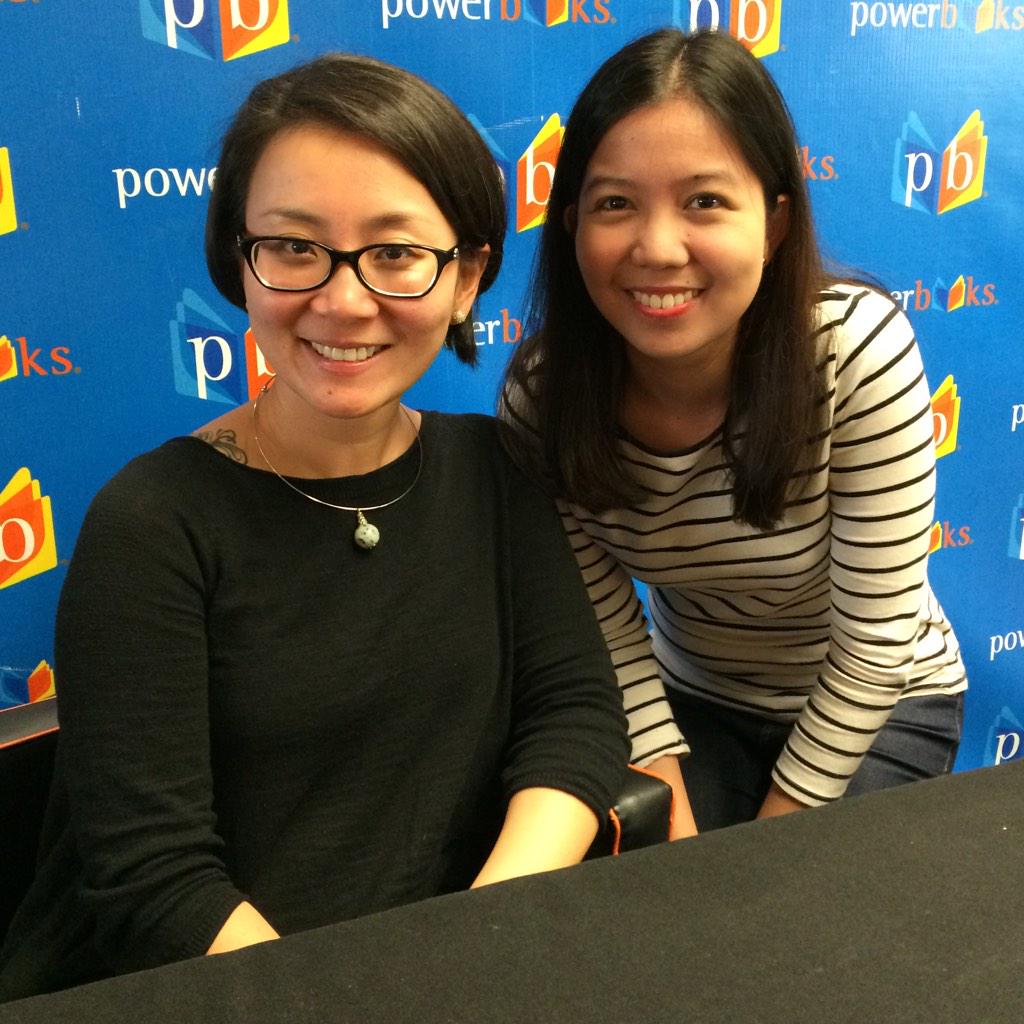 jessellev's tweet photo. With the awesome @Marie_Lu! 😀 Thank you @nbsalert for making #MarieLuinPH possible! http://t.co/InYWNrNTzM