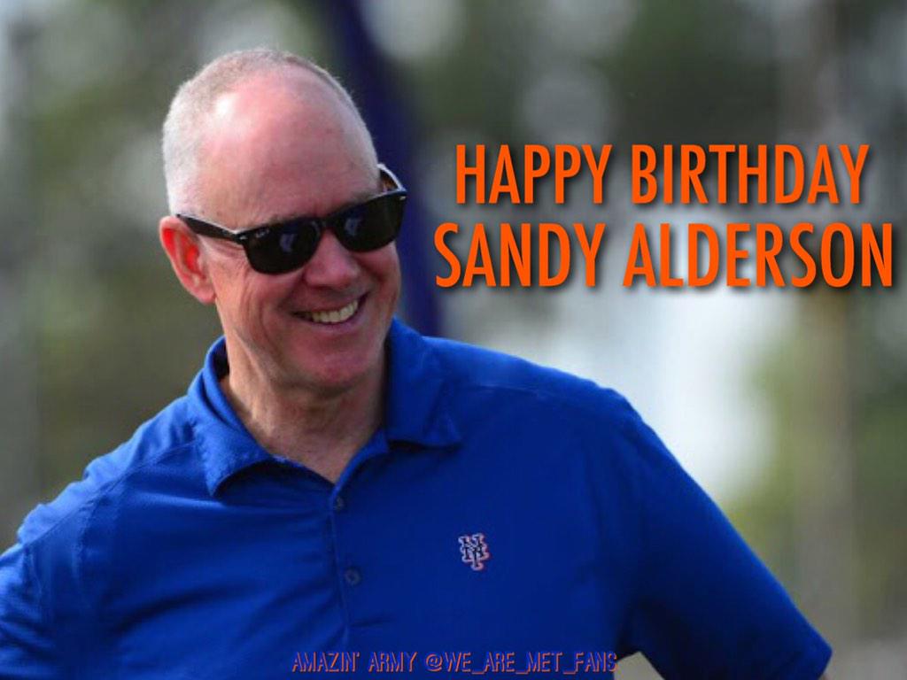 Happy Birthday to Sandy Alderson! A shortstop would be a perfect birthday gift! 