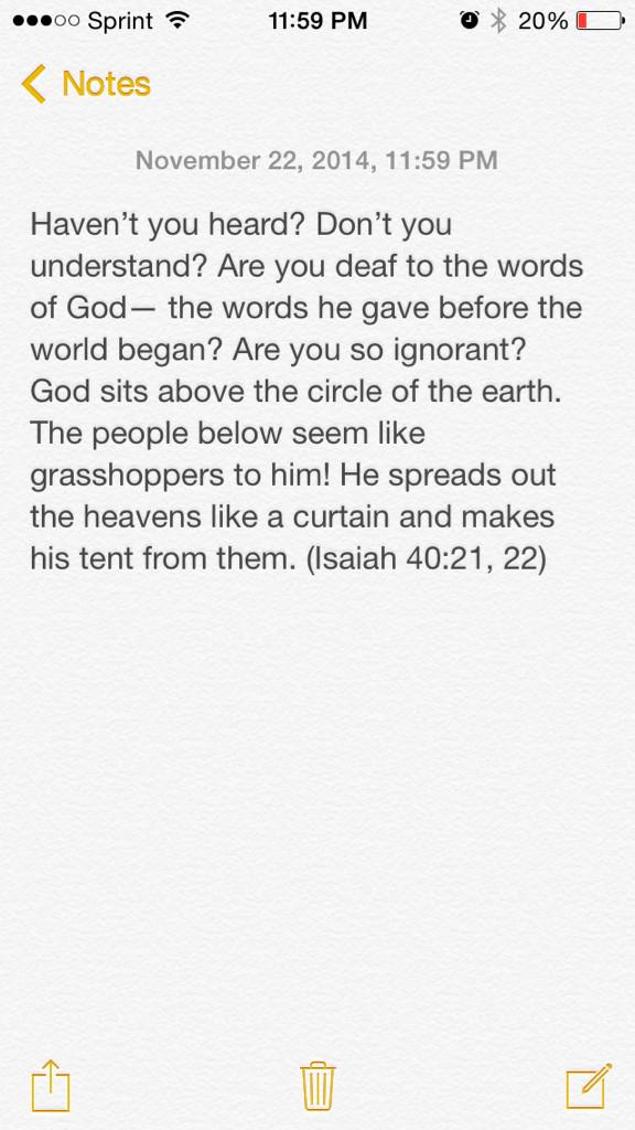 christ_strong's tweet photo. 1500A.D the earth was discovered to be round. God told Isaiah this in 1000B.C #GodIsKnowledge #Truth http://t.co/uw1mGFOjkr