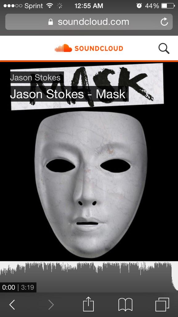 AngelFall1127's tweet photo. Every time I listen to Mask at least before I go to sleep. I feel like turning up🎉🎊 #mask #JasonStokes @TrueMU http://t.co/NhQjIEblI5