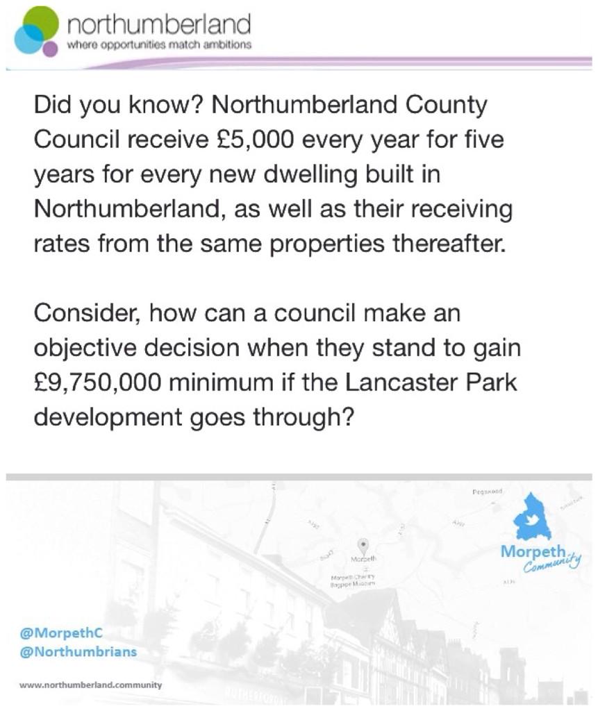 Noticed a lot of talk about proposed new housing developments across Northumberland? <a href="/MorpethC/">Morpeth Community</a>