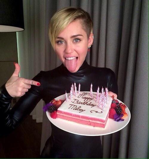 Officially November 23rd  so HAPPY BELATED 22nd BIRTHDAY BABE            Miley Cyrus 