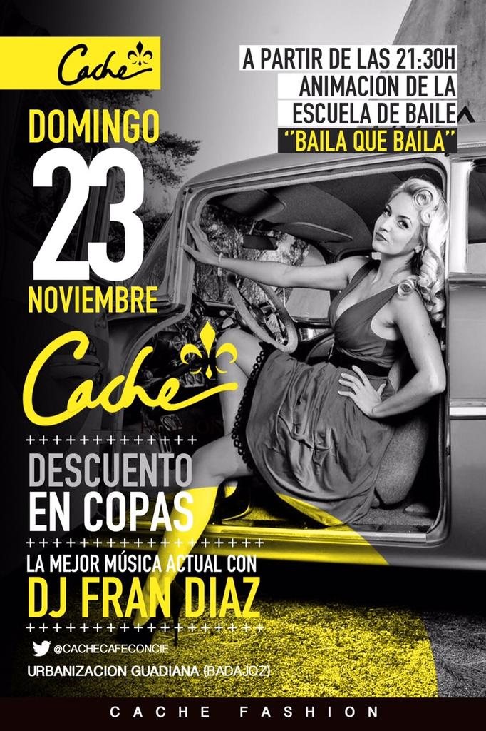 ElixabetRodr27's tweet photo. Vamos que llegó el domingo latino en @CACHECAFECONCIE hoy la liamos BAILANDO #notelopierdas #salsa #bachata #kizomba http://t.co/tS5zrlAoW1