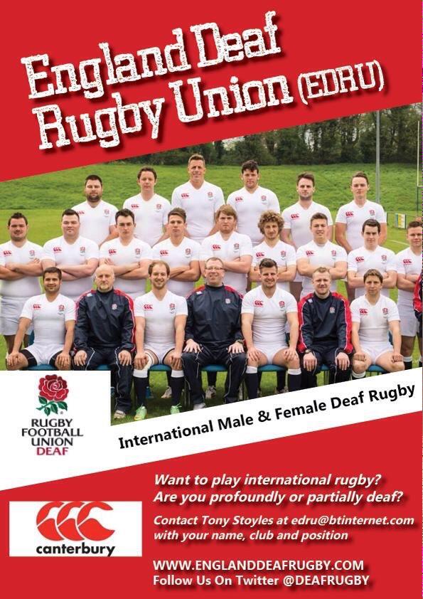 <a href="/therealronn/">Will Hurrell</a> Please help raise our awareness to every England Deaf Rugby #silentrugby #disabilityinsport