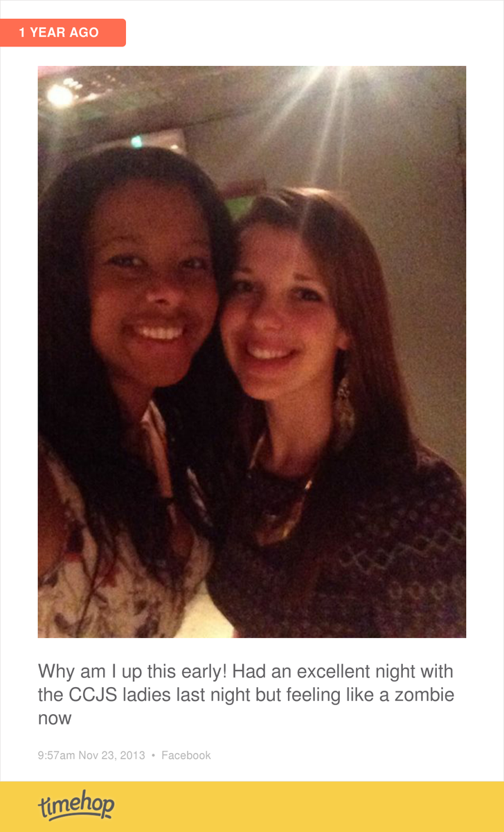 Cassiola's tweet image. CCJS adventure - love it :)  timehop.com/c/fup:10152008…