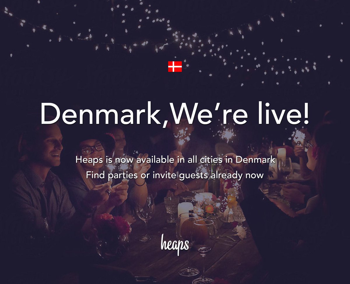 Heapsapp's tweet photo. @Heapsapp is now available in every city in Denmark. Share the news! #heapsapp #CPHFTW http://t.co/DiStNuJYJy
