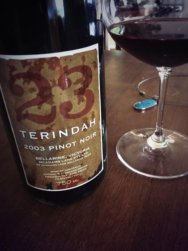 At 11 years of age this wine shows how well Geelong and Bellarine Pinot can age. Outstanding wine <a href="/TerindahEstate/">Terindah Estate</a>