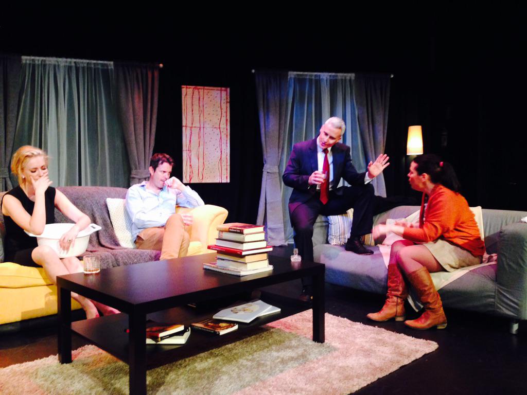NEXTSTEPPRODUCT's tweet photo. Week 1 down of God of Carnage. Amazing audiences and kickass feedback. On u til 29th at @ChapelOffChapel http://t.co/Jz0RPGcRUp