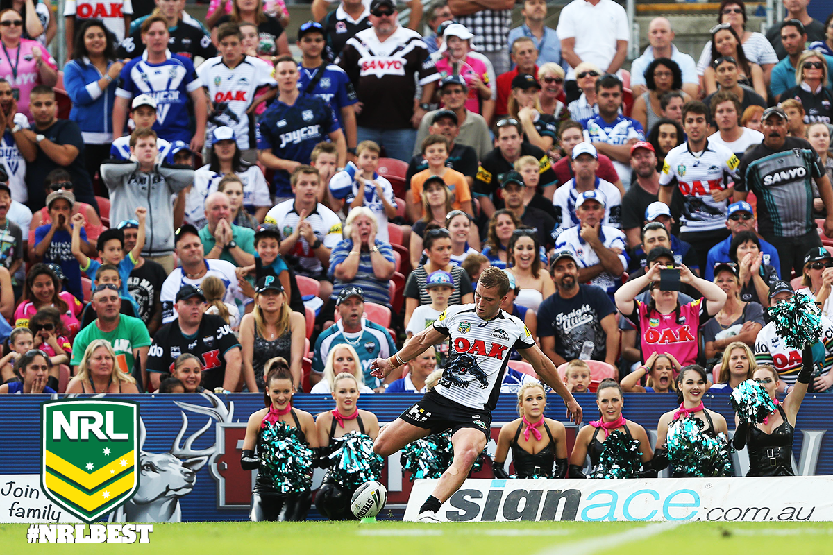 NRL's tweet photo. What's on the line? 

Just the game. 

#NRLBest is here to get you through the #NRL off-season. http://t.co/XZ7DMXvJwh