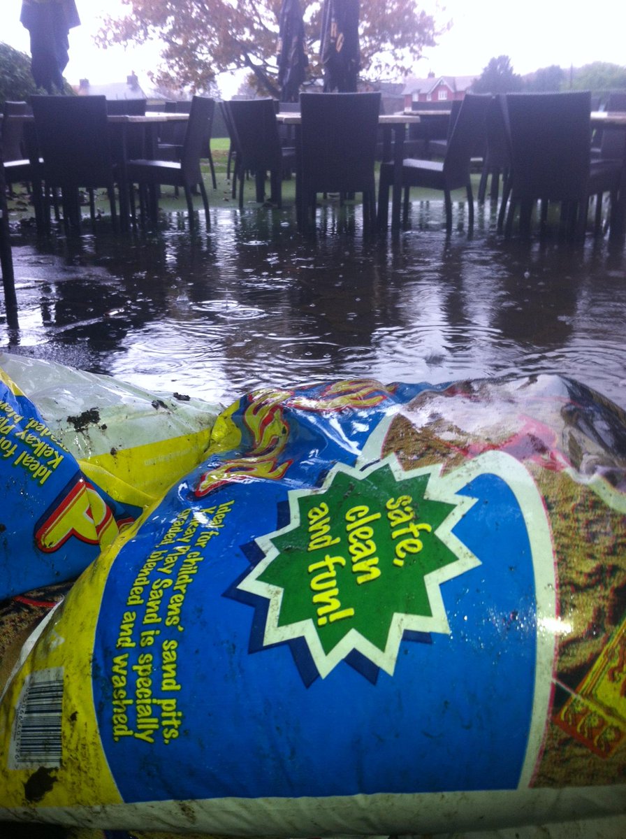 TheCricketers1's tweet photo. Please use the side entrance if you are joining us for lunch today
(or bring your wellies....) http://t.co/9asQ4TmOGF