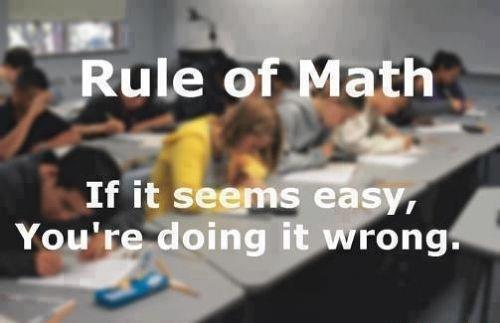introvertsmemes's tweet image. RULE OF MATH: