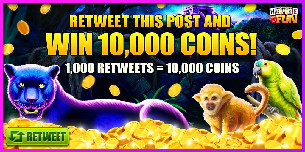 Let our Dark Jaguar go viral &amp; Win a Big BONUS! 
1,000 Retweets = 10,000 Coins for all! 
#DarkJaguar