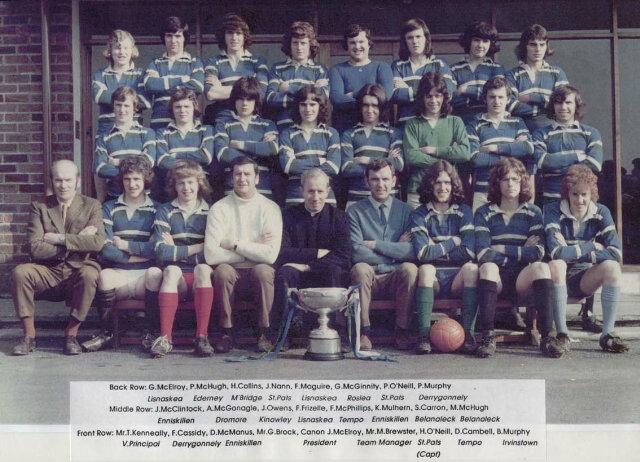 Macrorycup's tweet photo. The 1st team to bring the #macrory cup back to St Michaels. #1973. #legends http://t.co/K9nhLwGCVJ