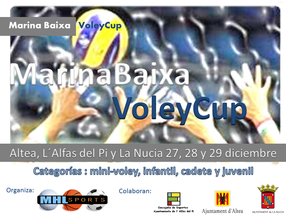 mhlsports's tweet photo. No os perdáis la MARINA BAIXA VOLEY CUP´14. La fiesta del #voleybase ¡Últimas plazas! http://t.co/wtSeU3HnV7 http://t.co/YMjGqTejmX