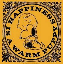 BBTT_NOTE's tweet image. "Happiness is a warm puppy" 
1962년에 나온 피넛츠 만화의 제목입니다. 이 말은 유명해져서 비틀즈의 노래 제목 "Happiness is a warm gun"에도 영향을 주었습니다.