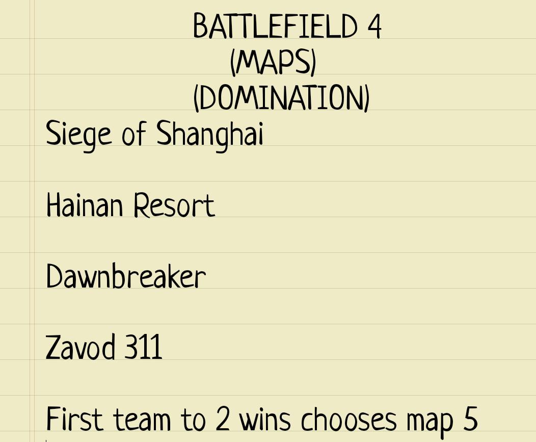 GLGaming_'s tweet image. #1 release of BF4 MAP ROTATION 
Tournys will be up soon guys